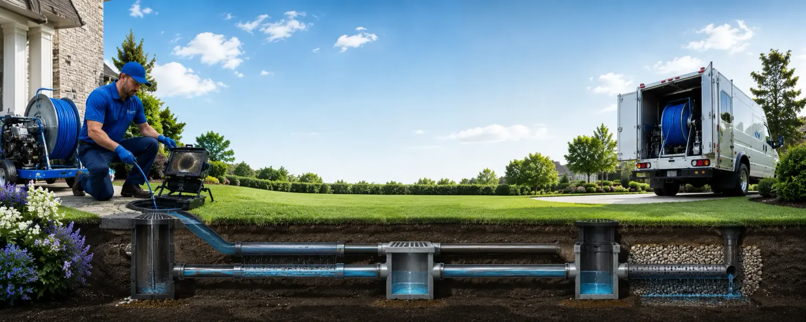 Outdoor drain cleaning information for Harpursville, NY